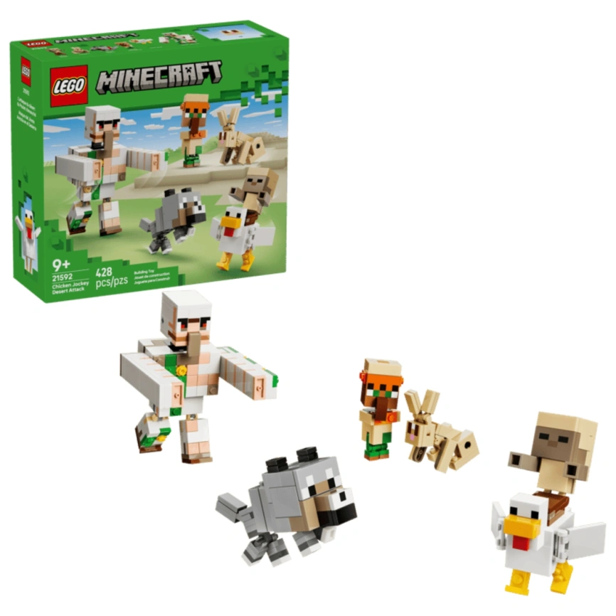 Конструктор LEGO Minecraft Chicken Jockey Desert Attack 21592 фото 1