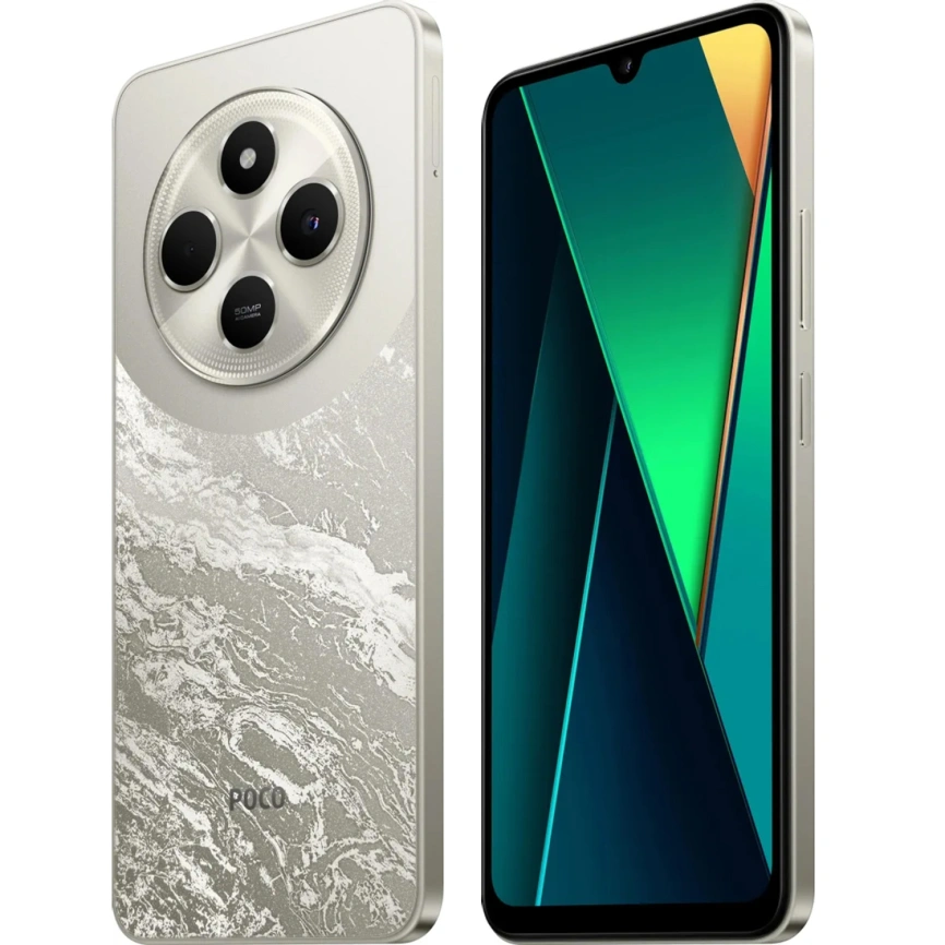 Смартфон Xiaomi Poco C75 6/128Gb Gold EAC фото 5