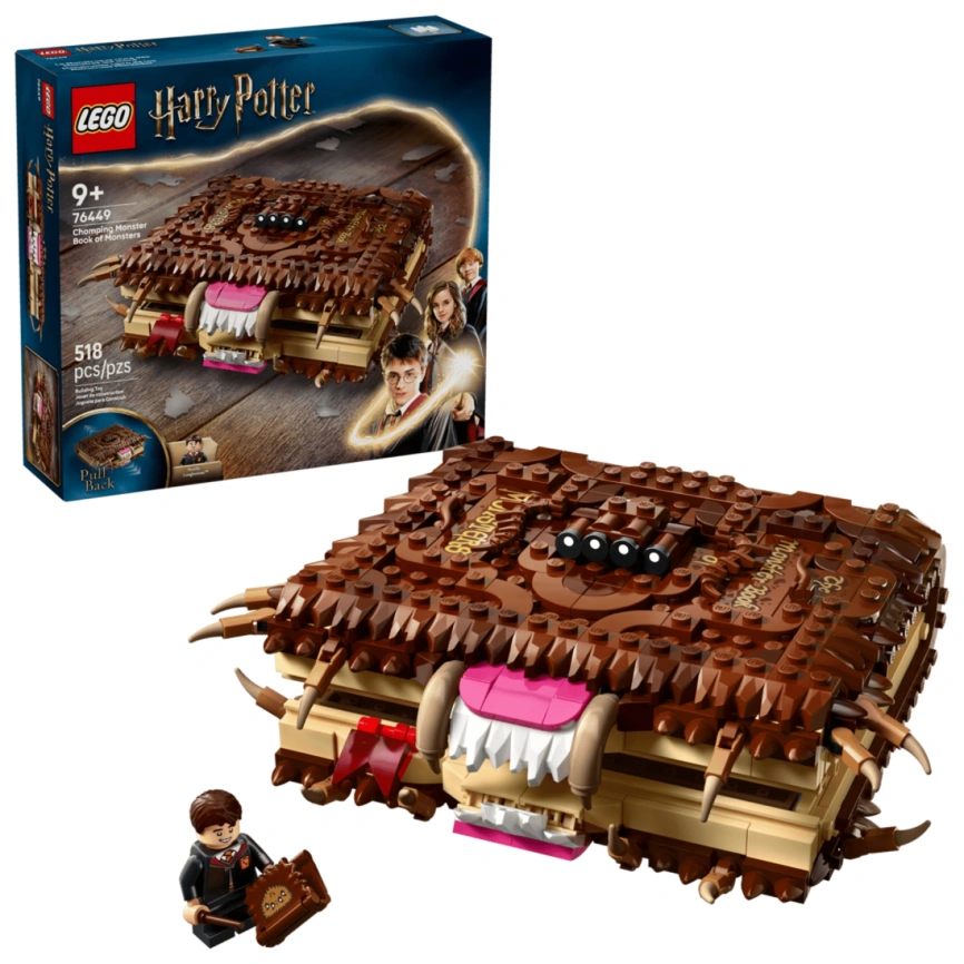 Конструктор LEGO Harry Potter Chomping Monster Book of Monsters 76449 фото 1