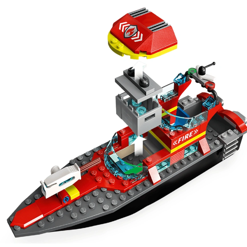 Конструктор LEGO City Fire Rescue Boat 60373 фото 4