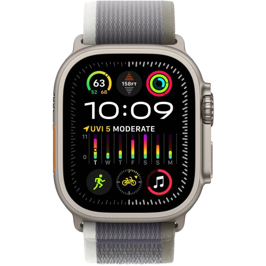 Ремешок Apple Watch Ultra 49mm Green/Gray Trail Loop M/L фото 3