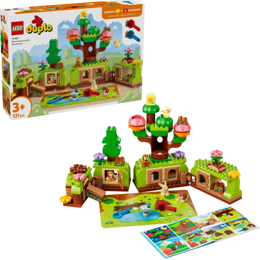 Конструктор LEGO Duplo Explorer’s Forest with Wild Animals 10480 фото 1