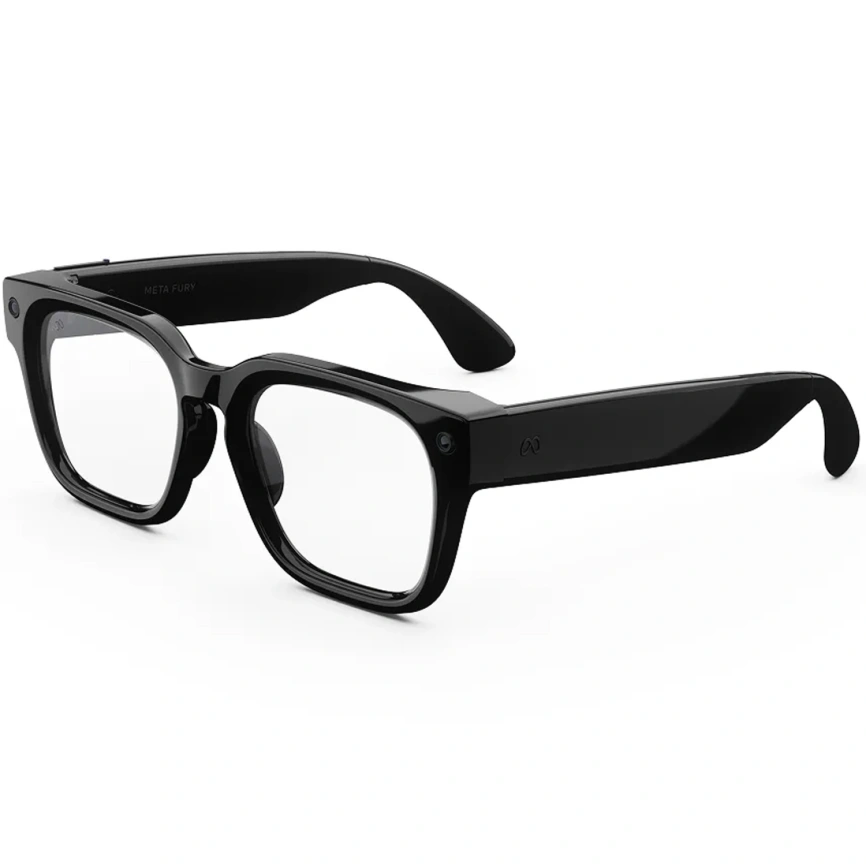 Умные очки Meta Fury Classic Black Standart Clear to Grey Transitions фото 1