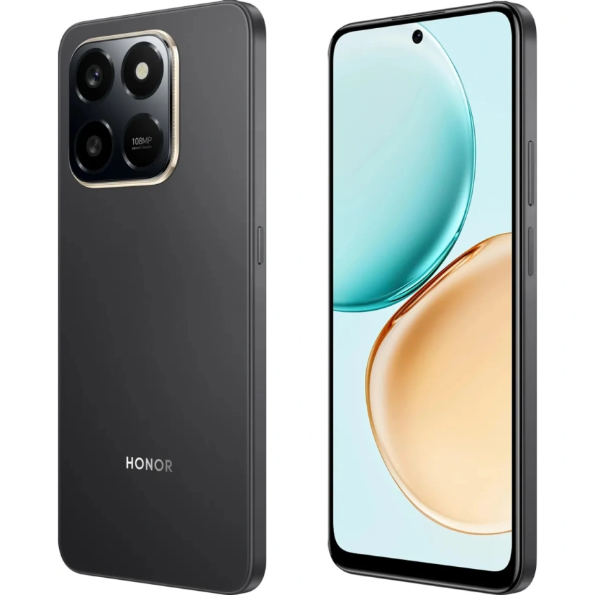 Смартфон Honor X7d 8/128Gb Velvet Black фото 2