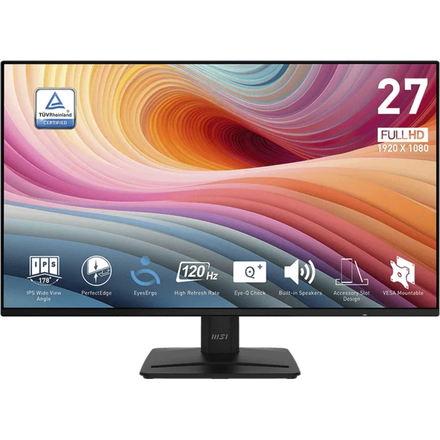 Монитор MSI 27" PRO MP271A E2 IPS Black (9S6-3PD0CT-006) фото 1