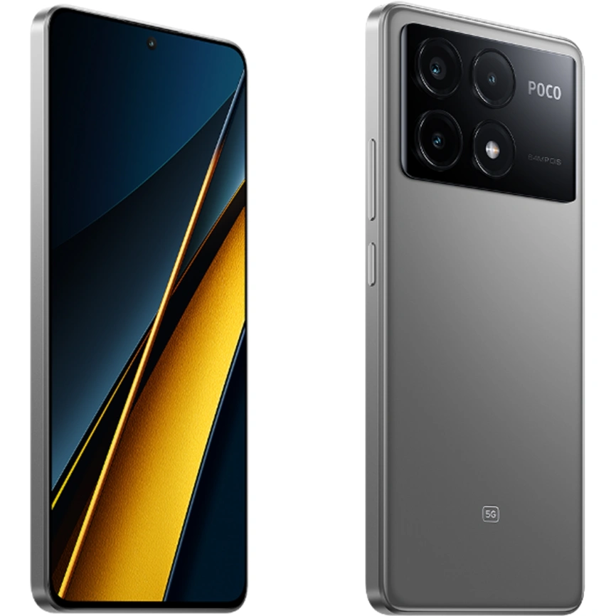 Смартфон Xiaomi Poco X6 Pro 5G 8/256Gb Grey EAC фото 2