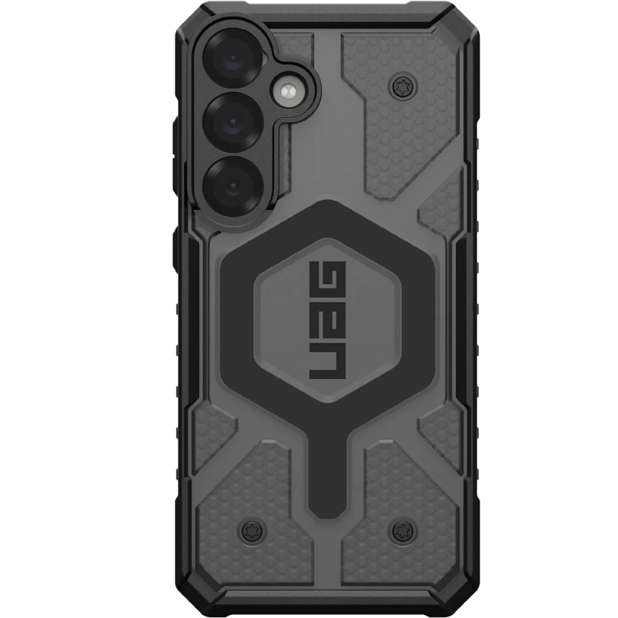 Чехол UAG MagSafe Pathfinder Clear для Samsung Galaxy S25 Ash фото 1