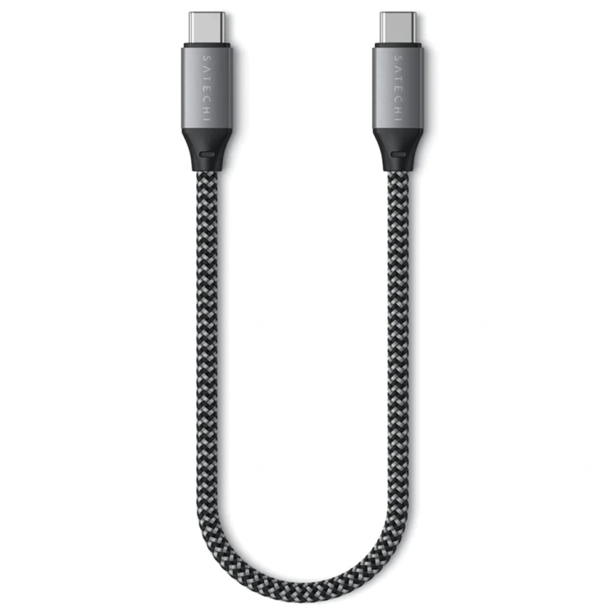 Кабель Satechi USB-C/USB-C 0,25m ST-TCC10M Space Grey фото 3