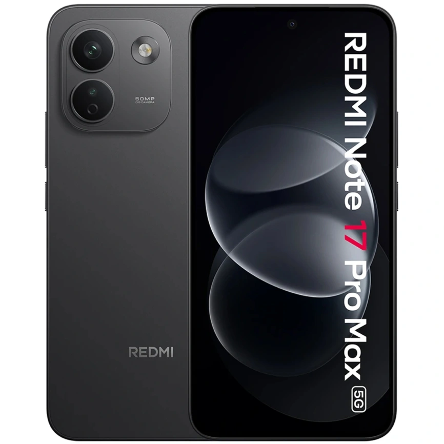 Смартфон Xiaomi Redmi Note 17 Pro Max 5G 8/128Gb Black Global Version фото 1