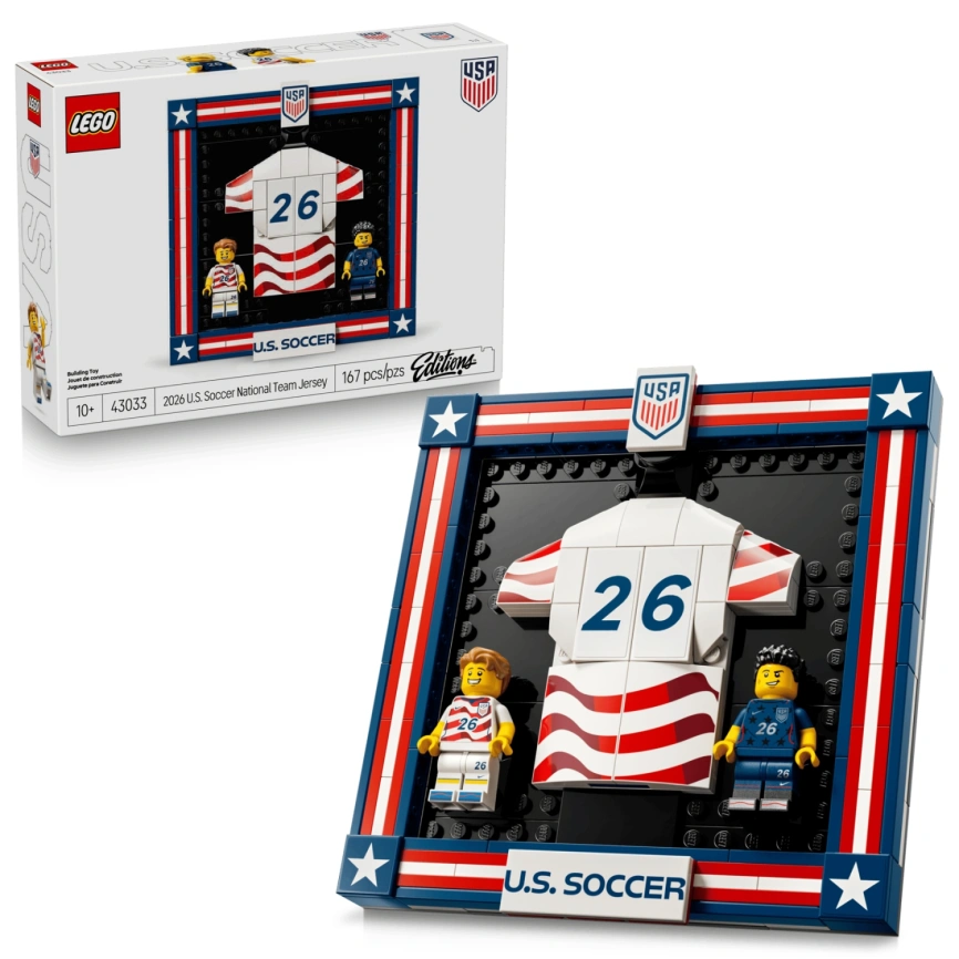Конструктор LEGO Editions 2026 U.S. Soccer National Team Jersey 43033 фото 1