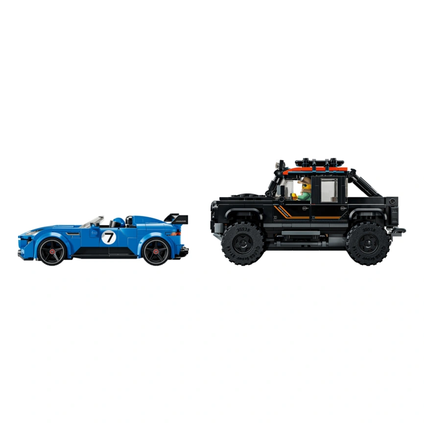 Конструктор LEGO Speed Champions Jaguar F-TYPE Project 7 & Land Rover Defender Classic 77264 фото 2