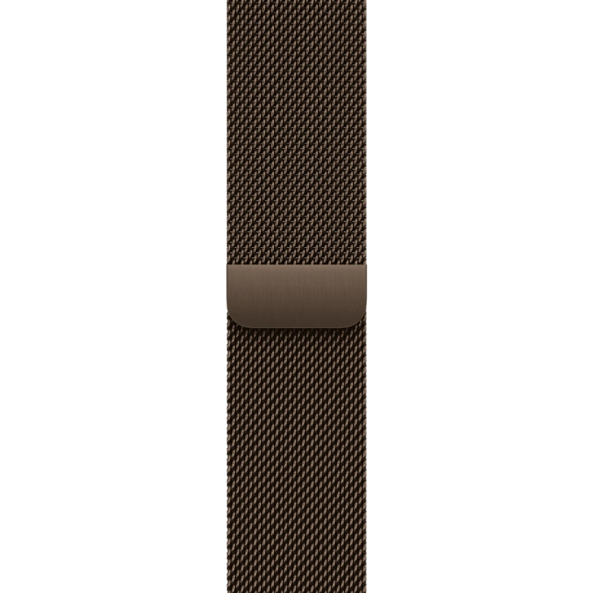 Смарт-часы Apple Watch Series 12 42mm Natural Titanium Case with Dark Bronze Milanese Loop фото 2