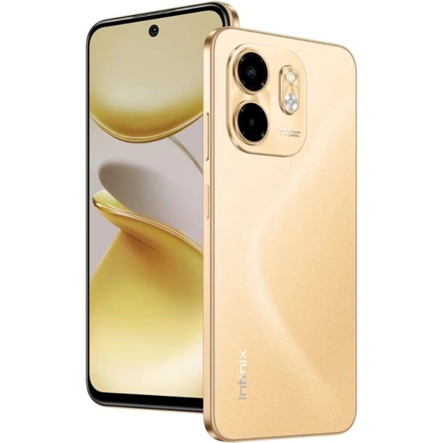 Смартфон Infinix Smart 9 3/128Gb Sandstone Gold фото 6