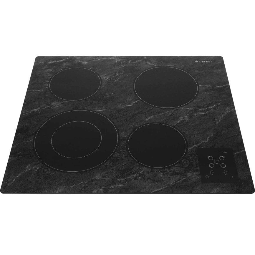 Электрическая варочная панель Gefest ЭС В СН 4231 К52 Black фото 2