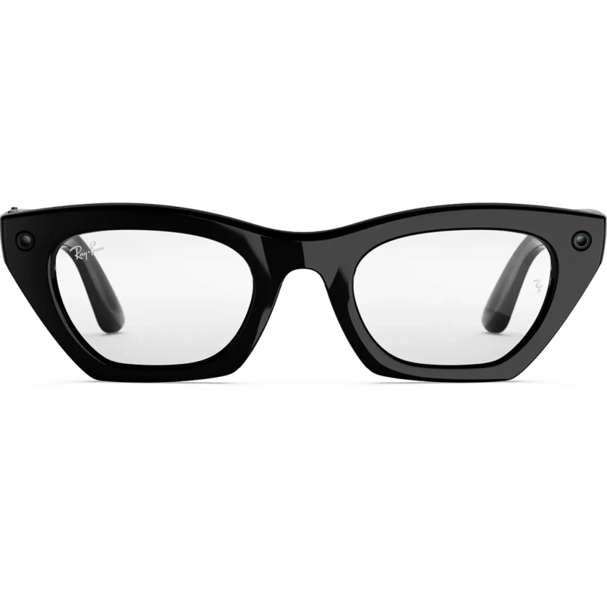 Умные очки Ray-Ban Zena (Gen 3) Shiny Black Standard Clear фото 4