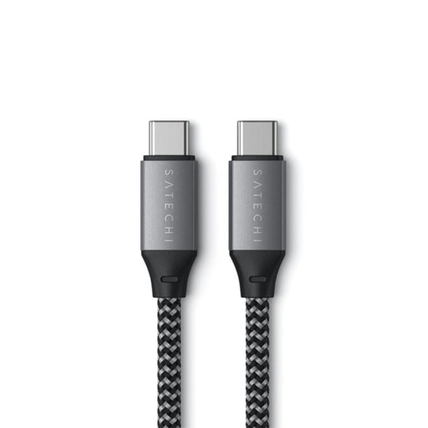 Кабель Satechi USB-C/USB-C 0,25m ST-TCC10M Space Grey фото 4