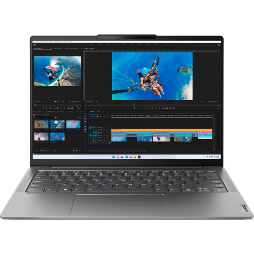 Ноутбук Lenovo Yoga Slim 6 14APU8 14 WUXGA OLED/ R7-7840U/16Gb/512Gb SSD (82X3000NRK) Storm Grey фото 4