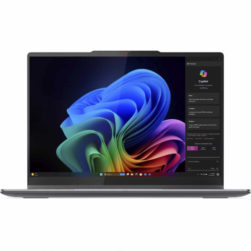 Ноутбук Lenovo Yoga 7 14ILL10 14 OLED/ i7-256V Ultra/16GB/1TB SSD (83JQ003FRK) Luna Grey фото 2
