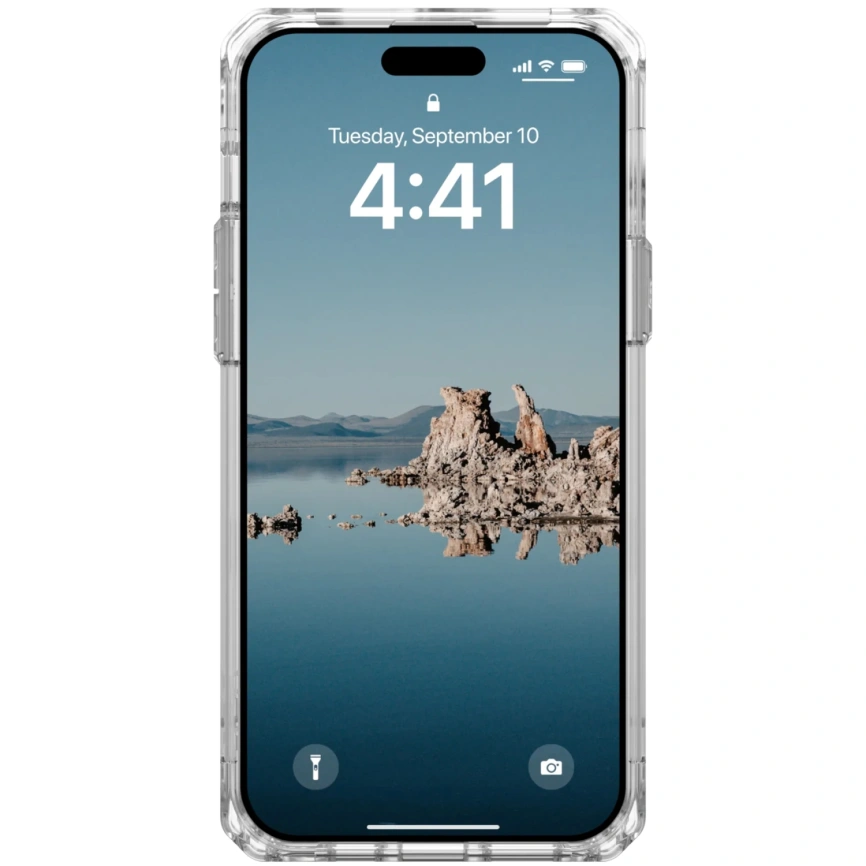 Чехол UAG с поддержкой MagSafe Plyo для iPhone 15 Plus Ice/Silver (114314114333) фото 5