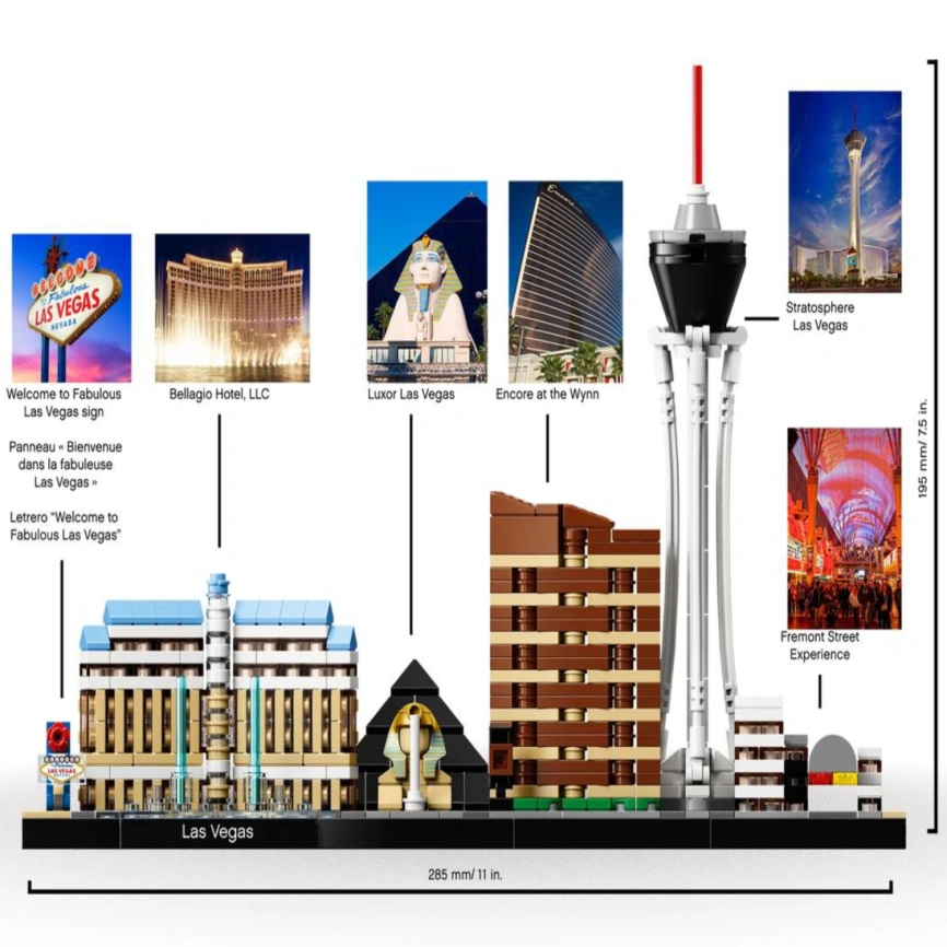 Конструктор LEGO Architecture Las Vegas 21047 фото 3