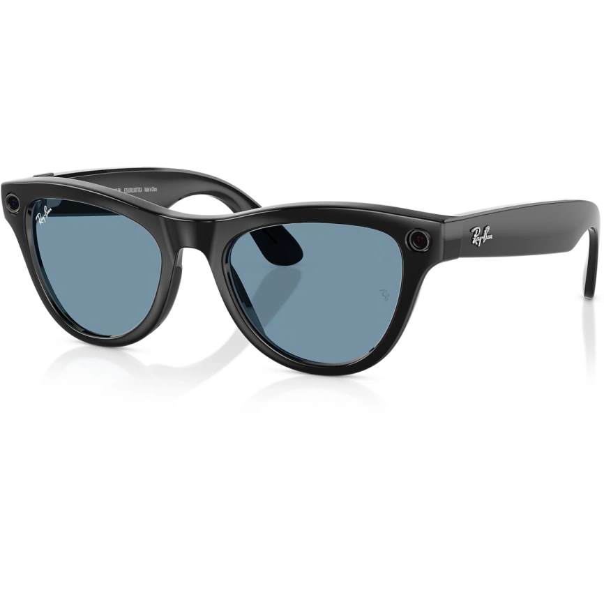 Умные очки Ray-Ban Skyler Shiny Black/Transitions (RW4010) M Cerulean Blue фото 1