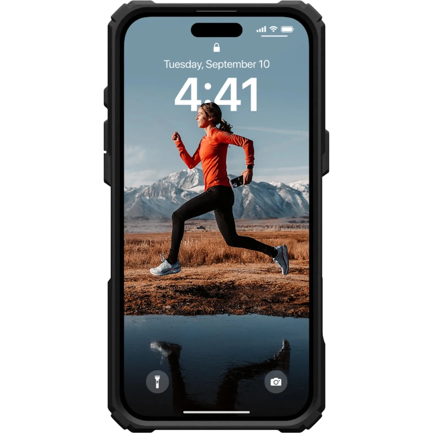 Чехол UAG MagSafe Plasma XTE для iPhone 16 Plus Black/Orange фото 4