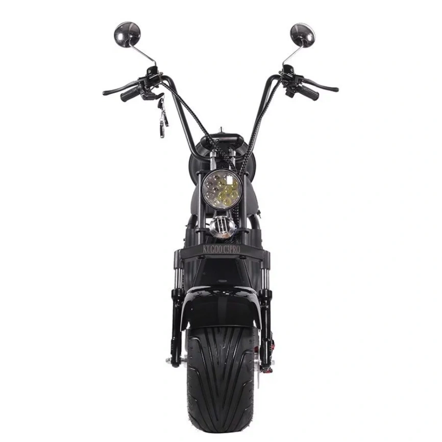 Электроскутер Kugoo C3 Pro Black фото 2