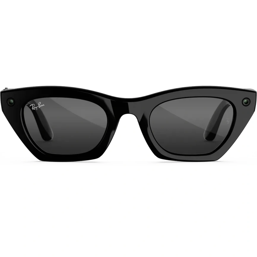 Умные очки Ray-Ban Zena (Gen 3) Shiny Black Standard Grey фото 4