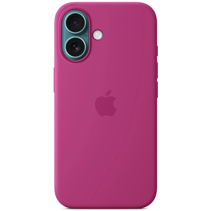 Чехол Apple Silicone Case with MagSafe для iPhone 16 Fuchsia фото 2