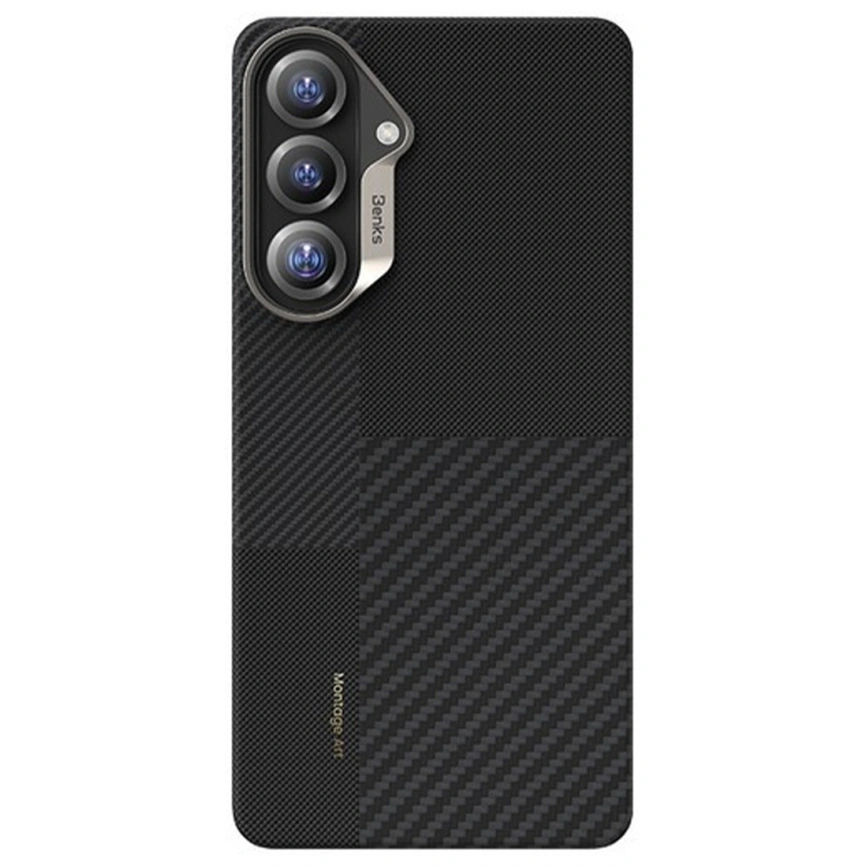 Чехол Benks Montage ArmorAir Kevlar (600D+1500D) для Samsung Galaxy S26 Plus Black фото 2