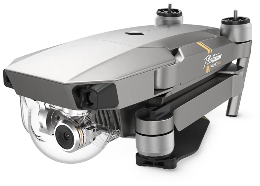 Квадрокоптер DJI Mavic Pro Platinum Fly More Combo (6958265152771) Gray фото 1