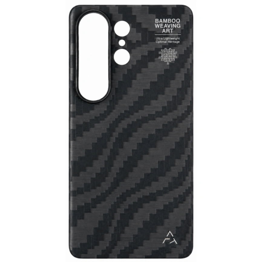 Чехол Airity Bamboo Shadow Aramid Fiber Case для Samsung Galaxy S26 Ultra Fog Black фото 1