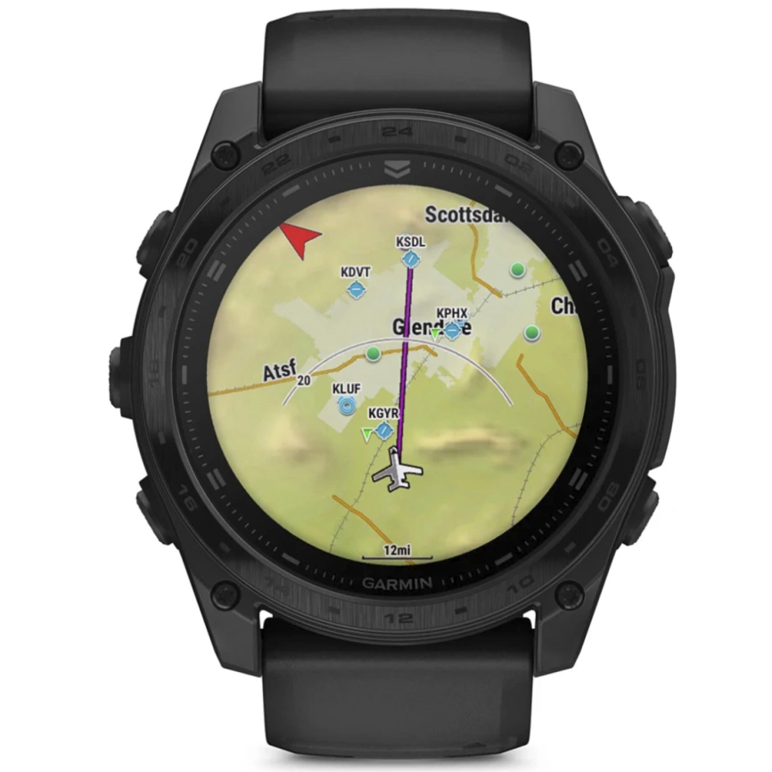 Смарт-часы Garmin Tactix 8 51mm Amoled Sapphire Applied Ballistic Solver Band (010-03406-01) Black фото 4