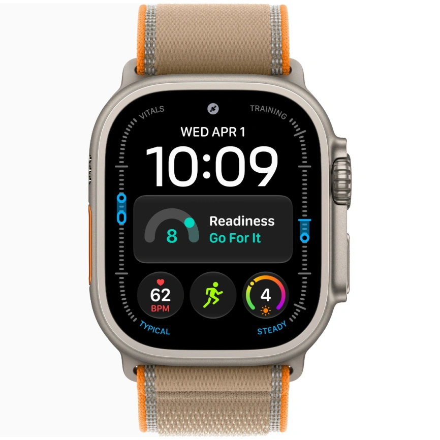 Смарт-часы Apple Watch Ultra 4 (2026) 49mm Natural Titanium Case with Sand Trail Loop M/L фото 3