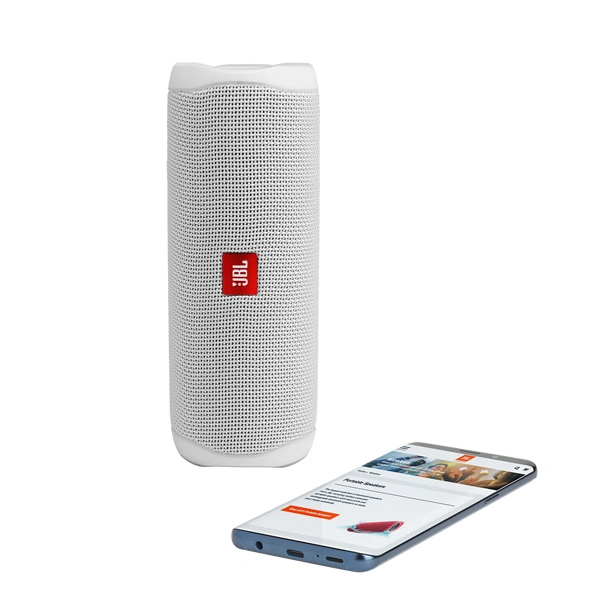 Портативная колонка JBL Flip 5 Steel white фото 6