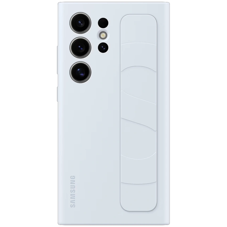 Чехол Samsung Standing Grip Case для S24 Ultra Light Blue фото 1