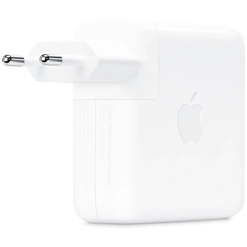 Сетевое зарядное устройство Apple 61W USB-C Power Adapter (MRW22) White фото 3