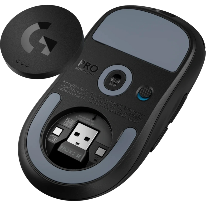 Беспроводная мышь Logitech Pro Х Superlight 2 SE Black (910-007554) фото 6