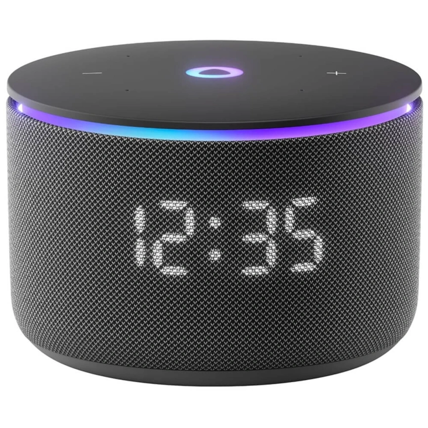 Умная колонка Яндекс Станция Мини 3 Про с Zigbee , Черный фото 1