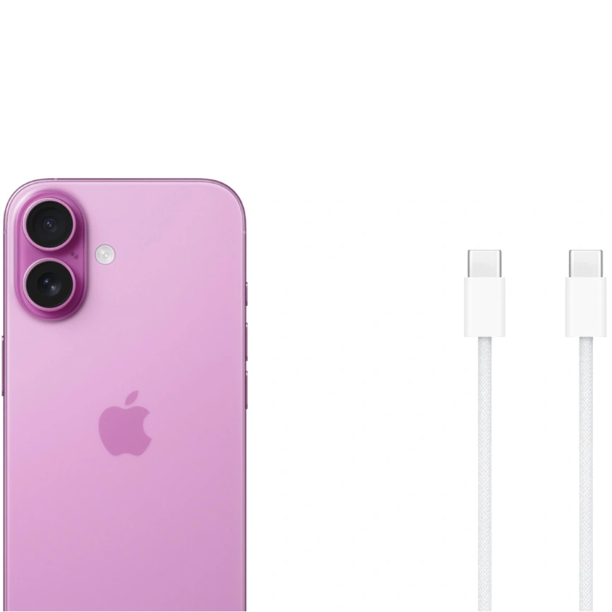 Смартфон Apple iPhone 16 512Gb nano Sim + eSim Pink фото 5