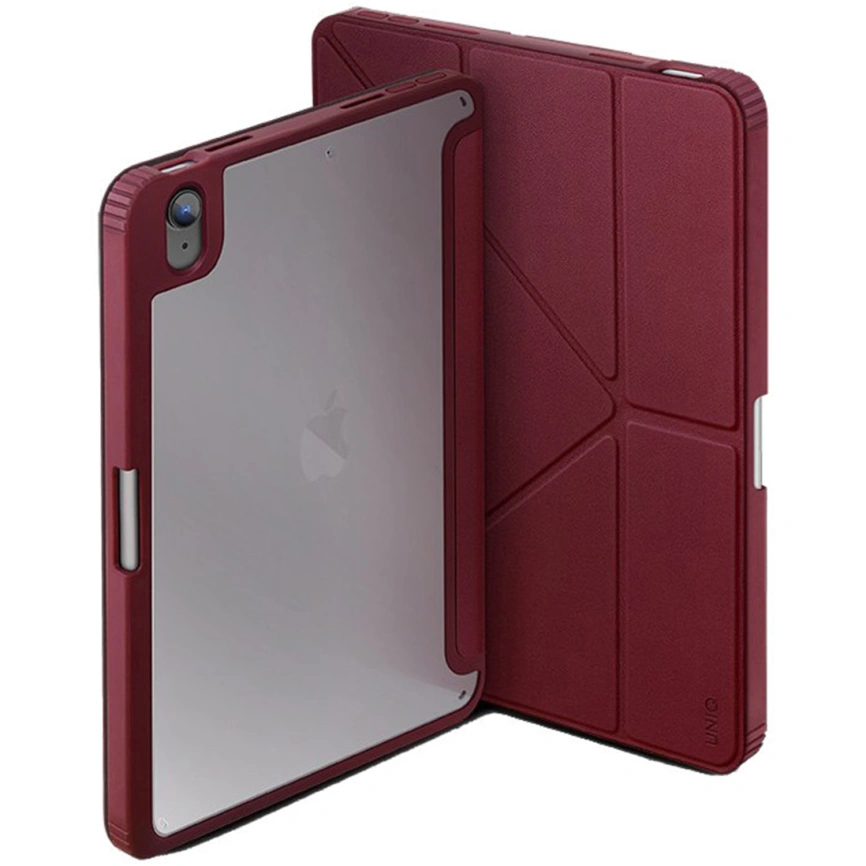 Чехол Uniq Transforma Anti-microbial для iPad Mini (2021) Moven Anti-microbial Maroon Red фото 1