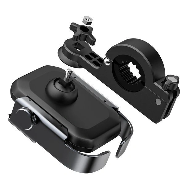 Держатель на руль Baseus Armor Motorcycle Holder SUKJA-01 Black фото 5
