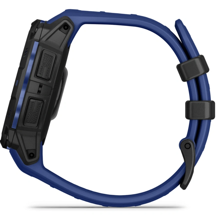 Смарт-часы Garmin Instinct 3 45mm Amoled Bolt Blue/Black Band (010-02936-03) фото 4