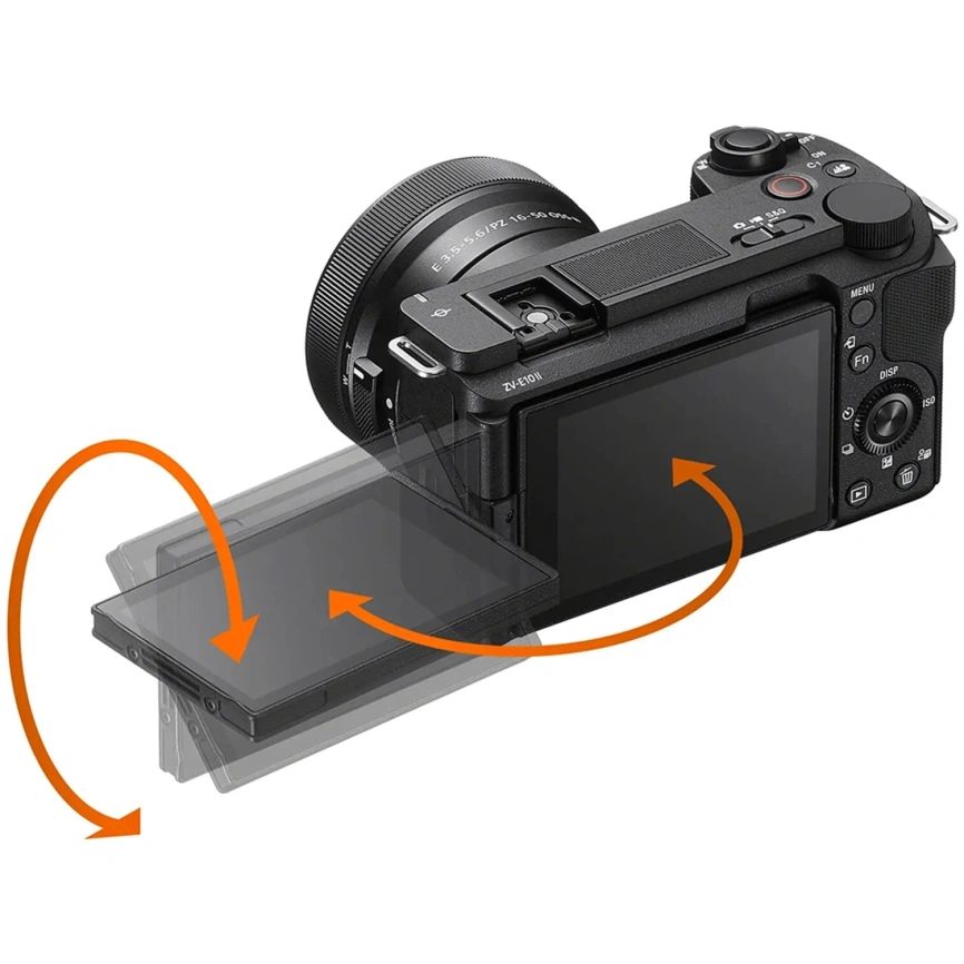 Фотоаппарат со сменной оптикой Sony Alpha ZV-E10 II Kit 16-50mm + 55-210mm Black фото 5