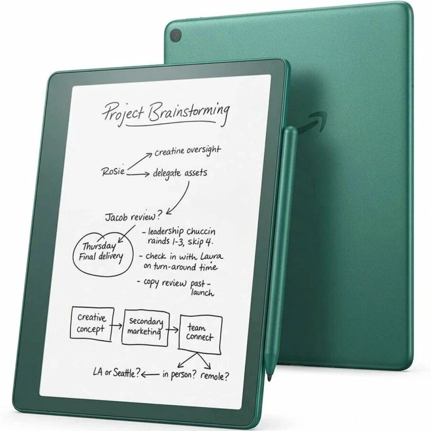 Электронная книга Amazon Kindle Scribe 64Gb with Premium Pen 2024 Metallic Jade фото 2