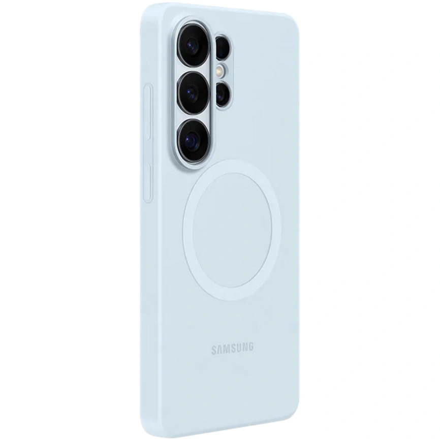 Чехол Samsung Silicone Magnet Case для Samsung Galaxy S26 Ultra Light Blue фото 3