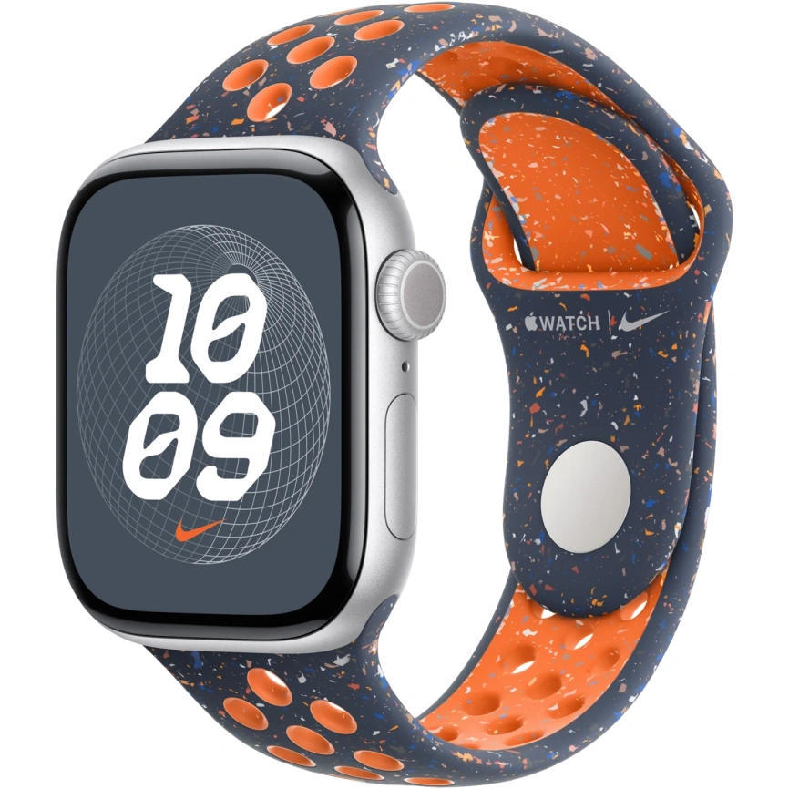 Ремешок Apple Watch 41mm Blue Flame Nike Sport Band S/M (MUUT3) фото 3