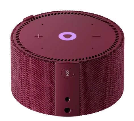 Умная колонка Яндекс Станция Мини 2 с часами, Красный гранат фото 2