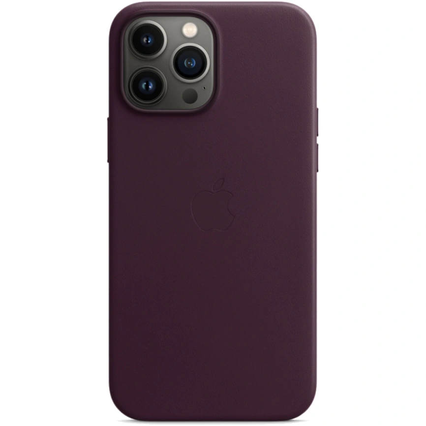 Кожаный чехол Apple MagSafe для iPhone 13 Pro Dark Cherry фото 6