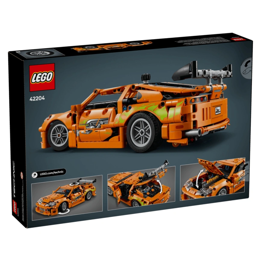 Конструктор LEGO Technic Fast and Furious Toyota Supra MK4 42204 фото 7